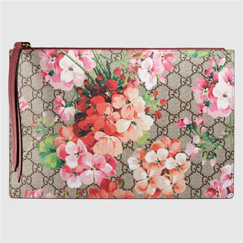 gucci blooms small pouch|gucci gg blooms pocket.